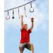 Slackers NinjaLine 36' Intro Kit - Red/Blue | Fun Outdoor Ninja Warrior Course Set - Buy Online on GoSupps.com