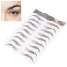 Long Lasting Waterproof Eyebrow Transfer Sticker for Women - BROWN-01 - Buy Online on GoSupps.com
