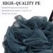 2 Pack Exfoliating Shower Sponge Mesh Pouf Set - Brown & Blue | Bath Body Puff Scrunchie for Skin Exfoliation and Soft Bathing Experience - Buy Online on GoSupps.com