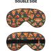 SSIMOO Pizza Pattern Eye Mask - Soft Breathable Sleep Mask for Women | Perfect for Travel & Relaxation - Buy Online on GoSupps.com