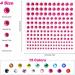 2478Pcs Rhinestone Self Adhesive Gem Stickers - DIY Decorative Crafts, Nails, Makeup - 4 Sizes, 15 Colors - Festival & Holiday Cards - Small Diamond Sticker Set - Buy Online on GoSupps.com