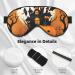 SSIMOO Happy Halloween Sleep Mask - Adjustable Breathable Eye Mask for Comfortable Sleep - Fashionable Black Design - International Shipping Available - Buy Online on GoSupps.com