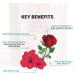 Hibiscus & Bulgarian Rose Tea by Amelia Rose | 50 Tea Bags | 100% Natural Hibiscus & Bulgarian Rose Damascena Flowers | Caffeine Free - Buy Online on GoSupps.com