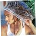 Transparent Plastic Shower Cap for Men and Women - Salon Bathing Head Cover - Buy Online on GoSupps.com