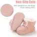 Spring Baby Newborn Winter Warm Fleece Bootie | Non-Slip Soft Sole Shoes for Girls Boys | Prewalker Boots 0-18 Months | Pink - Buy Online on GoSupps.com