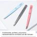 Rubis Heart Engraved Slanted Eyebrow Tweezers - Light Blue | Premium Quality for Perfect Brows - International Shipping - Buy Online on GoSupps.com