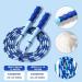 Buy GWAWG Beaded Jump Rope - Tangle-Free 2.8M Adjustable Skipping Rope for Kids & Adults - Blue - Buy Online on GoSupps.com