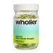 wholier - Plant-Based Multivitamin. Omega-3 DHA + EPA Vitamin D Vitamin B12 Zinc Vitamin K2 Iron Iodine Selenium. 60 Count (30-Day Supply) Glass Bottle
