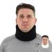 Solace Bracing Perfect Fit Neck Support (2 Colours/15 Sizes) - British Made & NHS Supplied Cervical Neck Collar Brace for Stabilising Day & Night - No.1 for Pain & Pressure Relief - Black - 17" x 3" 17" x 3" Black