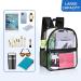 Oraben Clear Stadium Approved Small Transparent Backpack - Black for Sports Events & Concerts - Buy Online on GoSupps.com