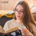 Buy LVIOE Clear Real Glasses - Smoky Quartz Blue Light Blocking Reading Glasses LR5189 Purple/Clear 3.0x - International Shipping Available - Buy Online on GoSupps.com