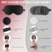 Premium 100% Real Mulberry Silk Sleep Eye Mask for Men & Women - Adjustable Blackout Blindfold | Perfect for Side Sleepers & Travel Gifts - Buy Online on GoSupps.com