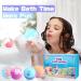 Organic Mermaid Bath Bombs for Kids 6 Pack with Surprise Inside | Handmade Natural Gifts for Girls Ages 4-8 - Buy Online on GoSupps.com