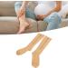 Comfortable Women's Compression Stockings with Zipper | Closed Toe | Promotes Blood Circulation | Knee High | S-M Skin Tone - Buy Online on GoSupps.com