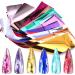 14 Colors Metallic Nail Foil Transfer Stickers Nail Art Accessories Holographic Effect Nail Foils Supply Gold Silver Matte Transfer Foils Nail Decals for Women Girls Manicure Tips Decoration A1