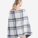 XJz Slope Electrically Heated USB Office Blanket - Soft Flannel Thermal Portable Knee Warmer | Gray & White Plaid 180x70cm - Buy Online on GoSupps.com