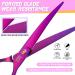 Jason Profi Curved Dog Scissors - 7.5 Japanese Stainless Steel Pet Fur Care Scissors (Purple) for Professional Grooming - Buy Online on GoSupps.com