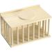 Navaris Wooden Hay Feeder for Small Pets - Rabbit and Guinea Pig Hay Rack - Natural Pine Wood Pet Hay Holder with Sliding Lid - Keeps Hay Tidy and Organised - Buy Online on GoSupps.com
