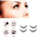 2 Pairs Self Adhesive Eyelashes Reusable Lashes Self Stick Lashes Reusable Waterproof Natural False Lashes Natural Fluffy Curling Long Eyelashes No Magnet No Glue Eyelashes Waterproof - Buy Online on GoSupps.com