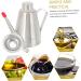 Zerodeko 4pcs Stainless Steel Oil Pot Olive Oil Cooking Oil Container Portable Tea Kettle Vinegar Pourer Pot Practical Oil Dispenser Stainless Steel Oil Bottle Vinegar Bottle Anti-spill 16x14cmx4pcs Silverx4pcs - Buy Online on GoSupps.com