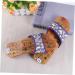 FRCOLOR 2 Pairs of Shoes for Pain Relief Slippers Foot Massager Summer Slippers Women's Slippers Dimensions Summer Slippers for Women Size on Miss Font Wooden Tool - Buy Online on GoSupps.com