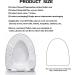 PMELCXD 20 PCS Toilet Seat Covers Disposable - Disposable Non-Woven Individually Wrapped Toilet Seat Shields Travel Accessories for Adults Kids(White) - Buy Online on GoSupps.com