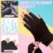 CGBOOM 2 Pair UV Gloves for Gel Nail Lamp Professional UPF50+ UV Protection Gloves for Manicures Anti UV Fingerless Gloves for Nail Art Skin Care Protecting Hands from UV Light Harm (Black) - Buy Online on GoSupps.com
