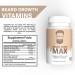 Beard Growth Biotin Supplement with Collagen | 60 Beard Vitamins for All Hair Types | Promotes Healthy Beard Growth - Buy Online on GoSupps.com