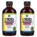 Amazing Herbs Premium Black Seed Oil - Gluten Free, Non GMO, Cold Pressed Nigella Sativa Aids in Digestive Health, Immune Support, Brain Function - 8 Fl Oz (Pack of 2)