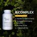 Just Glow B Complex - 250 Vegan Capsules - Essential Vitamin B w/Biotin Niacin Choline Folate and Inositol - Made in Canada (250 Days / 1 Bottle) - Buy Online on GoSupps.com
