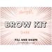 Barry M Fill & Shape Brow Kit - Dark | Brow Palette with Styling Soap - Buy Online on GoSupps.com