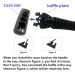 3-Blade Razor - Plastic Anti-slip Manual Refill Cartridges for Men & Women | Reusable Face Cleansing Tool - Black - Buy Online on GoSupps.com