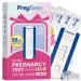 Accufast pregnancy test cassette - 3 tests early pregnancy test |Pregnancy peace test - 10 Miu/ml HCG cassette tests - 99.99% accuracy and quickly clear - German manual