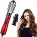 Hair Styler 3-in-1 Hot Air Brush 360 Rotating Round Brush for Drying Volumizing Smoothing and Straightening Hair