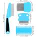 Cobee Dog Flea & Lice Comb Set - 4-Piece Light Blue Pet Care Tools for Dogs & Cats - Tear Stain Remover & Fine Tooth Combs - Buy Online on GoSupps.com