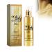 Utapossin Body Oil Liquid Lightening Makeup Shine Oil Shiny Glitter Moisturizing and Luminous Body Highlighter Makeup Light and Non-sticky (Gold)