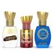 Adil Qadri Shanay'a White Oudh Oudh Al Hashmi Attar Combo Pack | Arab French Strong Masculine & Sweet Scent | Long Lasting Non-Alcoholic Roll-On Attar For Men & Women | Gift Attar Pack 12 ML Eachic
