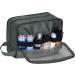 WANDF Water-Resistant Nylon Toiletry Bag - Lightweight Dopp Kit for Travel (A-Pure Grey) - Buy Online on GoSupps.com