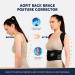 M Size Back Brace Posture Corrector for Men & Women - Adjustable Full Back Support for Scoliosis Hunchback Correction & Pain Relief - Buy Online on GoSupps.com