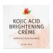 Reviva Labs - Kojic Acid Brightening Creme Kojic Acid Cream for Dark Spots Skin Brightening Cream for Face Suitable for Day & Night Use 2.0 oz.