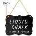 Large Hanging Chalkboard Sign 8x10 | Acrylic | Double Sided | Erasable | Wedding Wall Decor | Kitchen Pantry Menus - Pack of 6 - Buy Online on GoSupps.com