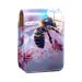 Travel Lipstick Organizer Case Lipstick Case Portable Makeup Bag With Mirror Bee Flower T080s8nsya