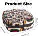 Javenproeqt Women's Bandage Storage Bag | Large Reusable Organizer for Girls & Women | First Period Pocket | Hand-Drawn Design | 17x17x12 cm | Yellow Multicolored - Buy Online on GoSupps.com