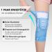 Kniebandage f r Damen & Herren - 2 St ck Kniesch tzer mit verstellbaren Riemen & rutschfestem Silikon | Sport Laufen Arthritis Gelenkschmerzen Bandverletzung | XL Hellblau - Buy Online on GoSupps.com