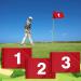 9-Piece Large Numbered Golf Flags Set - 20'' x 14'' Oversize Putting Green Flags - White Numbers 1-9 - 420D Nylon - Yard, Indoor, Outdoor, Backyard, Garden - Buy Online on GoSupps.com