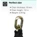 H&S Heavy Duty Bike Padlock and Chain - 10mm x 1.2m Anti-Theft Security Chain for Mountain & Road Bike - Ultimate Protection with Keys - Buy Online on GoSupps.com
