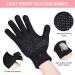 Sopito Heat-Resistant Gloves for Hair Styling - 2-Pack Silicone Grip Gloves for Curling & Flat Irons - Black - Buy Online on GoSupps.com