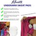 24 Disposable Premium Underarm Sweat Pads - Absorbent Armpit Shields - Buy Online on GoSupps.com