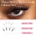 ALLOVE Wispy Lash Clusters - DIY Lash Extensions & Bottom Lashes | 7D Spike Light Volume 20D Clusters for Home Application - Buy Online on GoSupps.com
