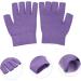 minkissy 1 Pair Gel Moisturizing Gloves Knitted Typing Gloves Fingerless Moisturizing Gloves Overnight Moisturizing Gloves Winter Gloves Men Silk Spa Moisturizing Socks Purple Dipping Miss - Buy Online on GoSupps.com